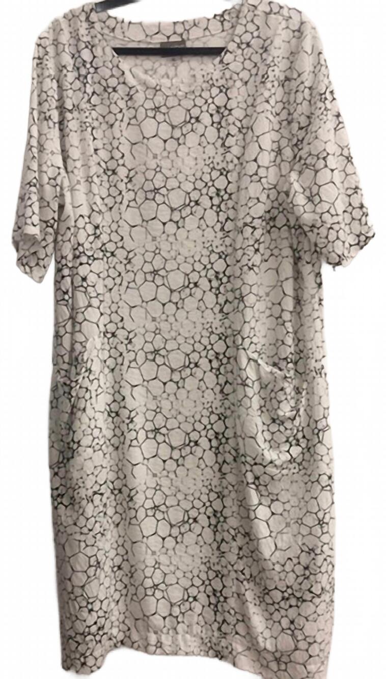 NEW NICHE women's midi short sleeves dress in white
